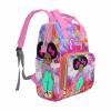 Personalized Rainbow Color Diaper Bag with African Cute Princess for Women, Custom Name Multifunction Mommy Nursing Daypack Tie Dye Travel Backpack with Large Capacity Birthday Gift for Women/Men view 4