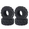 1.0inches Mud Tires 4pcs 54mm Rubber Crawler Wheel Tires for 1/18 TRX4M 1/24 Axial Scx24 Deadbolt C10 JLU CRC B-17 AXI00005 AXI00006 Upgrade view 1