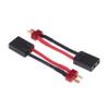 rflaueo 4pcs Compatible with TRX to T-Plug Style Male Female RC Connector Adapter with 14awg 2in Wire(E06-4) view 3
