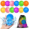 12Pcs Reusable Water Balloons, Pool Beach water Toys for Boys and Girls, Outdoor Summer Toys for Kids Ages 3-12 view 1