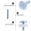 Operitacx 6pcs Pressure Mounted Screws No Drill Threaded Rods for Boy Girl and Pets for Stairs Doors and Smooth Ends Protect Walls view 2