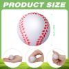 Lewtemi 100 Pieces Mini Baseball Stress Balls 1.57 Inch Sports Stress Balls Mini Baseball Themed Gifts for Sports Game Party Favors, School Carnival Reward, Bag Fillers, Anxiety Relief view 2