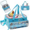 SFYBYHEART Carrying Case for Toniebox with Clear Window & Figure Slots, Travel Storage Bag for Tonies Characters, Toniebox Starter Set & Tonies Headphones  Protective Tony Carrying Bag view 1