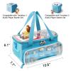 SFYBYHEART Carrying Case for Toniebox with Clear Window & Figure Slots, Travel Storage Bag for Tonies Characters, Toniebox Starter Set & Tonies Headphones  Protective Tony Carrying Bag view 4