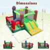 BOUNTECH Inflatable Bounce House with Ball Pit, Farm Bouncy House with Dual Slides for Racing Fun, Big Jump Castle Bounce House for Toddler Kids Aged 3-12 Indoor Outdoor Backyard Birthday Party Gifts view 4