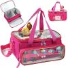SFYBYHEART Carrying Case for Toniebox with Clear Window & Figure Slots, Travel Storage Bag for Tonies Characters, Toniebox Starter Set & Toniees Headphones  Protective Tony Carrying Bag view 1