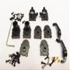 for FMS FCX24 Brass Front & Rear Portal Housing Cover Set + C-Hub Carrier Counterweight for 1/24 RC Crawler Car Upgrades Parts (Black) view 2