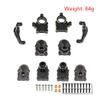 for FMS FCX24 Brass Front & Rear Portal Housing Cover Set + C-Hub Carrier Counterweight for 1/24 RC Crawler Car Upgrades Parts (Black) view 3