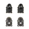 for FMS FCX24 Brass Front & Rear Portal Housing Cover Set + C-Hub Carrier Counterweight for 1/24 RC Crawler Car Upgrades Parts (Black) view 4