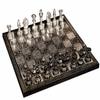 12" Solid Brass Metal Chess Set Pieces & Board with Velvet Storage Box | Brass Metal Luxury Chess Set | Antique Chess Set for Gifts view 1