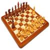 Devyom Premium Handcrafted Wooden Professional Chess Game Board Set with International Royal Carving Staunton Pieces (King Size 3.75") with Jute Bag for Storage view 1