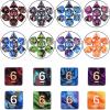 Amiven DND RPG Dice Sets 30 x 7 Polyhedral Dice (210pcs) for Dungeons and Dragons Tabletop Role Playing Adventure Games, with a Large Drawstring Bag view 2
