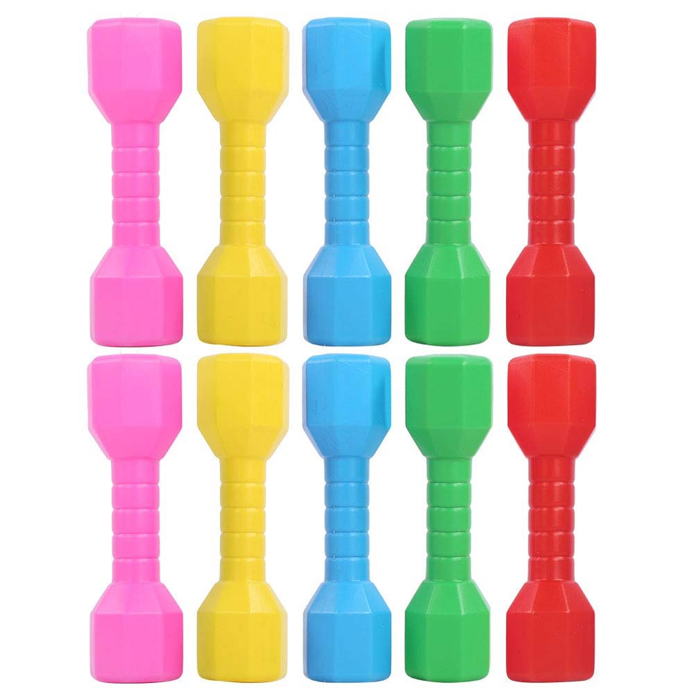 10Pcs Kids Workout Equipment, Kids Weight Toy Dumbbells, Fun Fitness and Exercise Equipment for Toddlers, Plastic Kid Fitness Equipment, kids workout equipment toddler weight set kids weight set ki