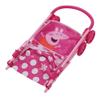 Peppa Pig: 19 Piece Doll Sleep N' Play Set - Pink & White Dots Travel, Feed, Includes Half Folding Stroller, Bouncer, Highchair, Matching Diaper/Handbag, for Kids Ages 3+ view 3