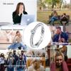 ZOEXUE Anxiety Rings for Women: Sterling Silver Cubic Zircornial Spinner Ring Twirl Relieving Band Stress Anti Fidget Jewelry gifts for Granddaughter Mother view 2