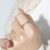 ZOEXUE Anxiety Rings for Women: Sterling Silver Cubic Zircornial Spinner Ring Twirl Relieving Band Stress Anti Fidget Jewelry gifts for Granddaughter Mother view 3