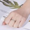 ZOEXUE Anxiety Rings for Women: Sterling Silver Cubic Zircornial Spinner Ring Twirl Relieving Band Stress Anti Fidget Jewelry gifts for Granddaughter Mother view 4