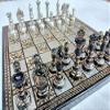 14 inch Handcrafted Russian Soviet Series Metal Chess Pieces & Board Set with Velvet Storage Box | Brass Metal Luxury Chess Set | Quad Weighted | Devyom Store Soviet Series l Luxury Chess Set view 1