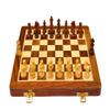 Urban Desi Toronto Craftgasmic Folding Magnetic Travel Chess Board Set Wooden Game Handmade, Classic Game of Brilliance, Small Chess Pieces, 12 Inches view 1
