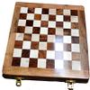 12x12 Chess Set Chess Set with Bag - Folding Standard Magnetic Travel Chess Board Game Handmade in Fine Acacia Wood with Storage for Chessmen view 4