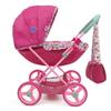 Baby Alive Deluxe Doll Pram - Pink & Rainbow - Includes Handbag, Fits 18" Dolls, Large Canopy, Storage Basket, Bassinet - Pretend Play for Kids Ages 3+ view 3