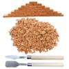 Woohome Mini Red Wall Bricks Model Building Set - 500 Pcs, 1:16 Miniature Bricks, Fairy Garden view 1