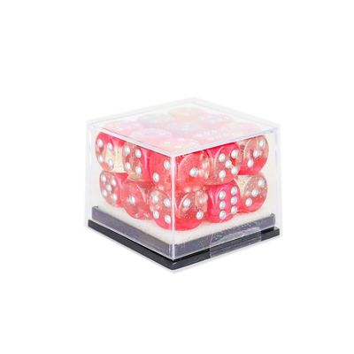 Sirius Dice 12mm d6 Diamonds w/Silver (18)