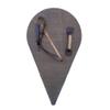 Viking Knights Eight Pointed Chaos Star Battle Ready Norse Runic Wooden Huge Kite Shield Red view 2