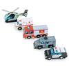 Tender Leaf Toys - Emergency Vehicles - 5 Wooden Rescue Vehicles with Moving Parts for Toddler Boys and Girls - Great Gift for Car Lovers - Educational Pretend Play Vehicles - Age 3+ view 3