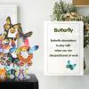 Xfsol Desk Toys for Office for Adults Desktop Magnetic Butterflies Sculpture Desk Decorations for Women Office view 3