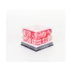 Sirius Dice 12mm d6 Hearts w/Silver (18) view 1