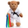HollyHOME Karate Bear Stuffed Animal Teddy Bear in Karate Uniform Unique Toy Gifts for Kids and Karate Lovers Holiday Birthday Valentine 16 inches view 1