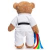 HollyHOME Karate Bear Stuffed Animal Teddy Bear in Karate Uniform Unique Toy Gifts for Kids and Karate Lovers Holiday Birthday Valentine 16 inches view 3