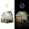 Flower House Building Set, Creative Garden Playset Toy with LED Light, Build a Greenhouse Model, Great Gift for Friends or Girls (597 Pieces) view 4