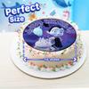 7.5 Inch Vampirina Cake Topper  Round Edible Birthday Cake Decorations, Happy Birthday Cake view 3