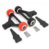 pizarra Double Wheel Wheelie Bar for 1/5 KRATON 8S Outcast 8S RC Car Parts Accessories,Black view 3