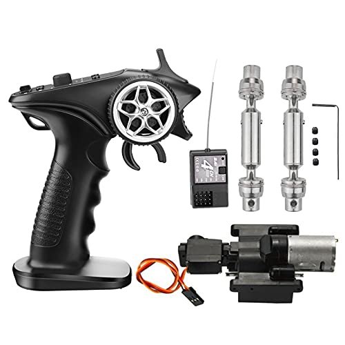 pizarra 2 Speed Drive Shaft 4 Channel Remote Control Receiver Set for C14 C24 B36 MN D90 MN99S RC Car Upgrade Parts