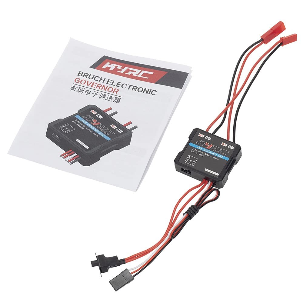 pizarra 40A Brushed ESC Electronic Speed Controller for C24 C34 MN D90 MN99S MN86S RC Car Upgrade Parts