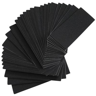 pizarra 24 Pieces Fingerboard Foam Tape Adhesive Foam Tape Black Non Foam Tape for Mini Fingerboards