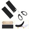 pizarra 24 Pieces Fingerboard Foam Tape Adhesive Foam Tape Black Non Foam Tape for Mini Fingerboards view 3