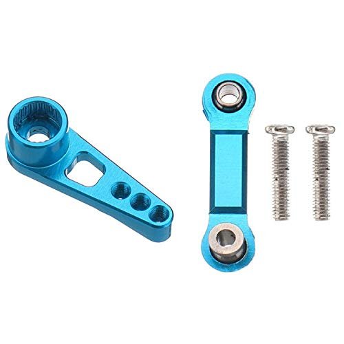 pizarra for 1/18 RC Car K929 A959 A969 A979 K929 A959-B Upgrade Parts Metal 25T Steering Servo Horn Arm + Metal Servo Rudder Rod