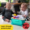 Baby Einstein + Hape Magic Touch Kitchen Play Toy Cooking Stove Set with Real Sounds and Music, Fine Motor Skill Development, Ages 1, 2, 3, 4+ view 3