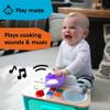 Baby Einstein + Hape Magic Touch Kitchen Play Toy Cooking Stove Set with Real Sounds and Music, Fine Motor Skill Development, Ages 1, 2, 3, 4+ view 4