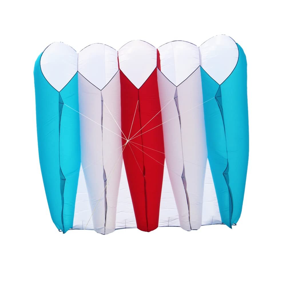 Giant Soft Inflatable Pilot Kite for Adults 5 holes Large Tractor Lifter Kites