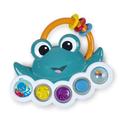 Baby Einstein Ocean Explorers Neptunes Busy Bubbles Sensory Activity Toy, with Interactive Lights and Music, Ages 3+ Months