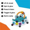 Baby Einstein Ocean Explorers Neptunes Busy Bubbles Sensory Activity Toy, with Interactive Lights and Music, Ages 3+ Months view 2
