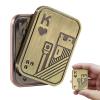 Metal Fidget Toys, EDC Fidget Slider, Poker Push Card, Cool Office Toy for Men, Anxiety Autism ADHD Gifts for Adults Teens, Valentine's Day Gift view 1