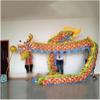 LIOONS 18 Meters (59 Ft) Dragon Dance for 10 Players Classical Outdoor Dragon Fitness Ribbon Chinese New Year Silk Dragon Dance view 1