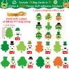 chiazllta 36 Packs St. Patrick's Day Craft Kits DIY Shamrock Art Craft for Preschool Kids, St. Patricks Day Make Your Own Shamrock Paper Craft Set for Home Class Game Activities Kindergarten view 2