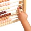 Excellerations Wooden Abacus - Natural - 12"H by 11"W - Kids Math, Counting Beads view 4